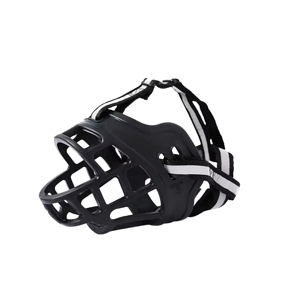 Soft Silicone Pet Dog Muzzle Anti-Biting Chewing Mask Breathable Basket Dog Muzzle Durable Strong Mask Muzzle Pet Dog Supplies