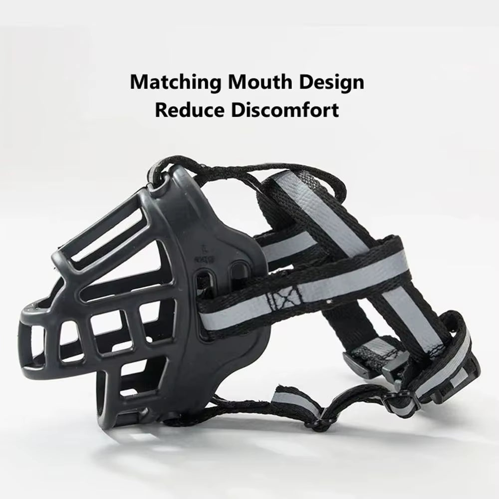 Soft Silicone Pet Dog Muzzle Anti-Biting Chewing Mask Breathable Basket Dog Muzzle Durable Strong Mask Muzzle Pet Dog Supplies
